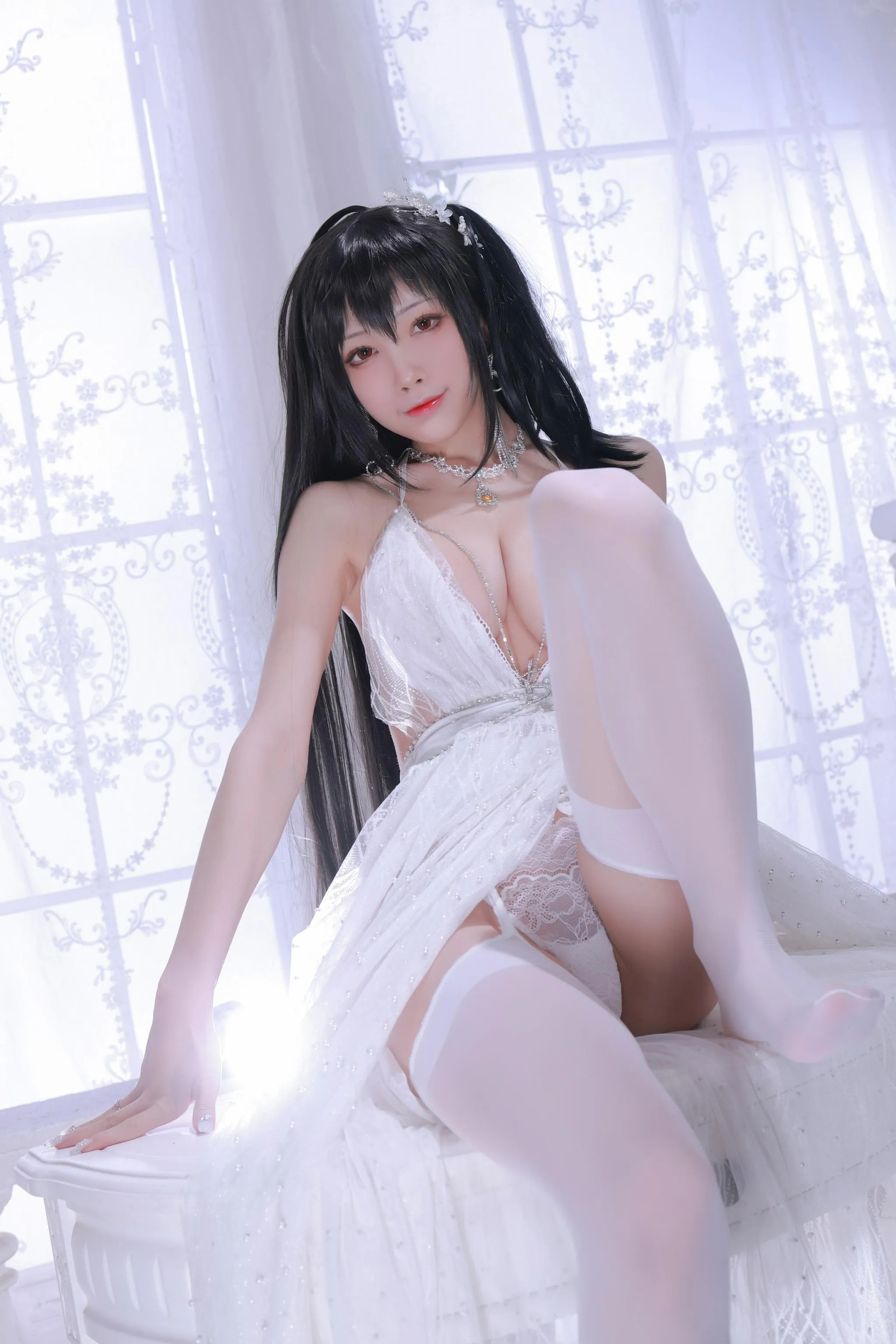 水淼Aqua – NO.101 大凤婚纱 [75P]插图9